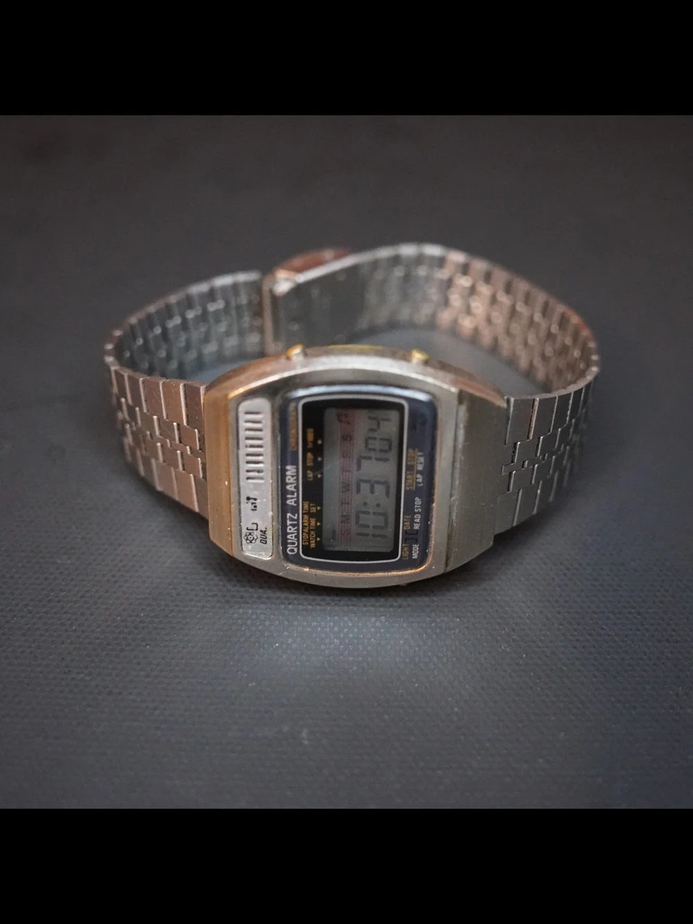 Vintage National Time LTD Quartz Alarm Chronograph Digital Mens Watch Hong Kong